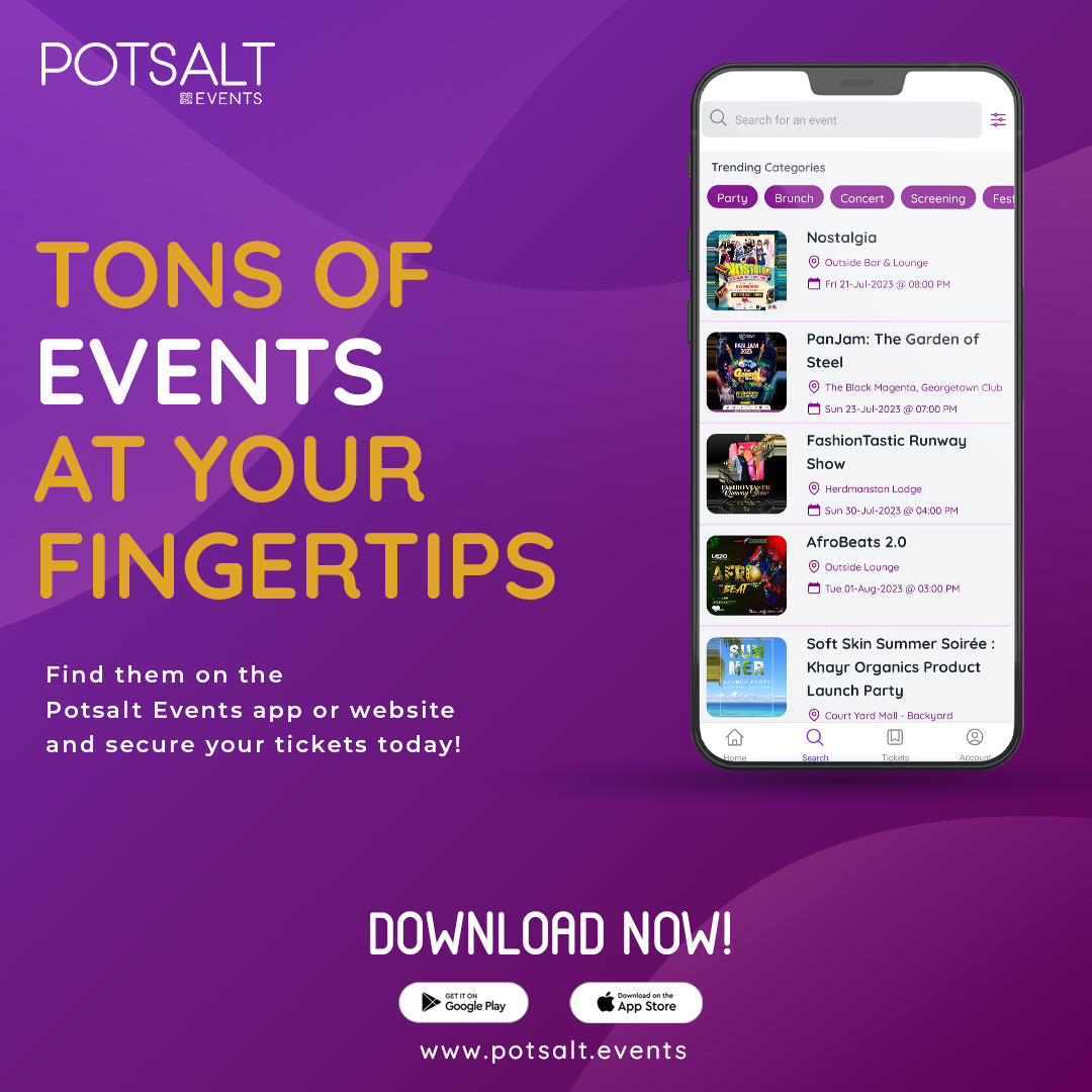 Download the potsalt events app